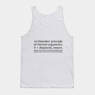 Archimedes' Principle Tank Top